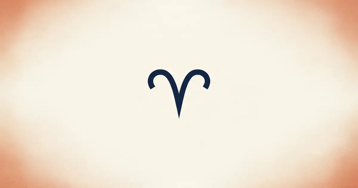 Editorial illustration for the Aries zodiac sign