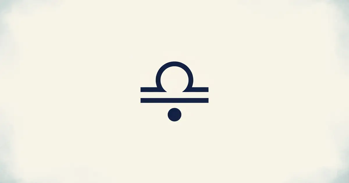 Editorial illustration for the Libra zodiac sign